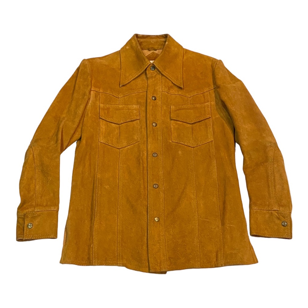Jacket Pre-Owned 70's Kentfield Camel Colored Cowhide Workman's
